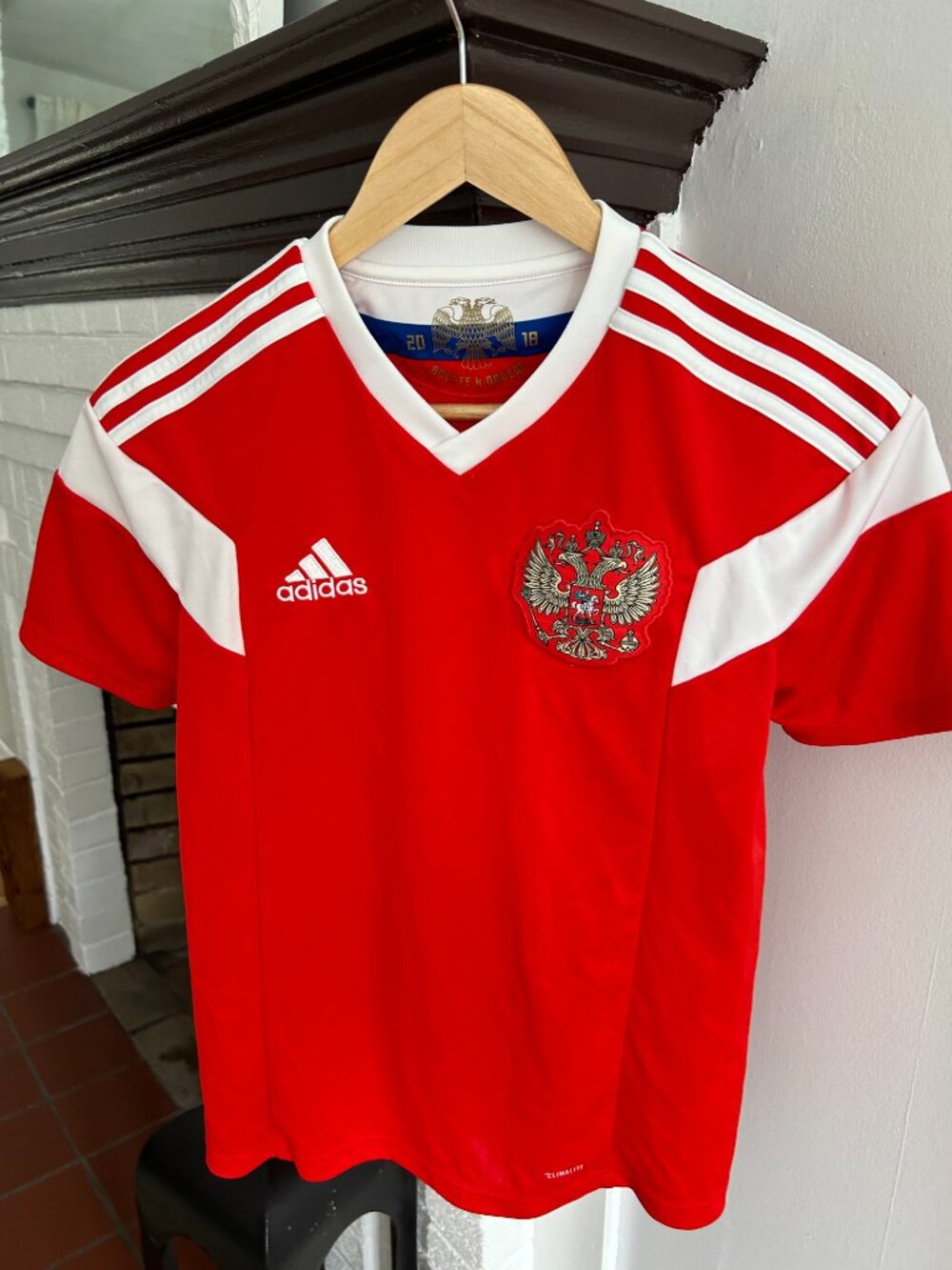 Adidas 2018 Russian Federation Soccer Jersey Youth Large